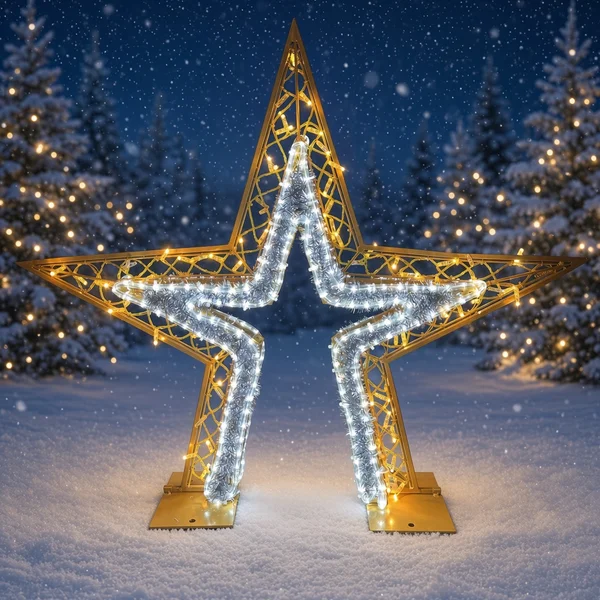7 ft Star Walk Through - Photo Op Display