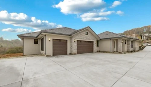 Completed custom home ready for move-in